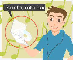 Recording media case